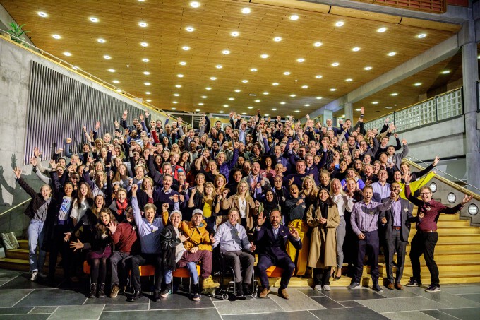 Nærmere 200 unge ledere og talent var samlet på årets SIKT. Foto: Alexander Eriksson / SIKT